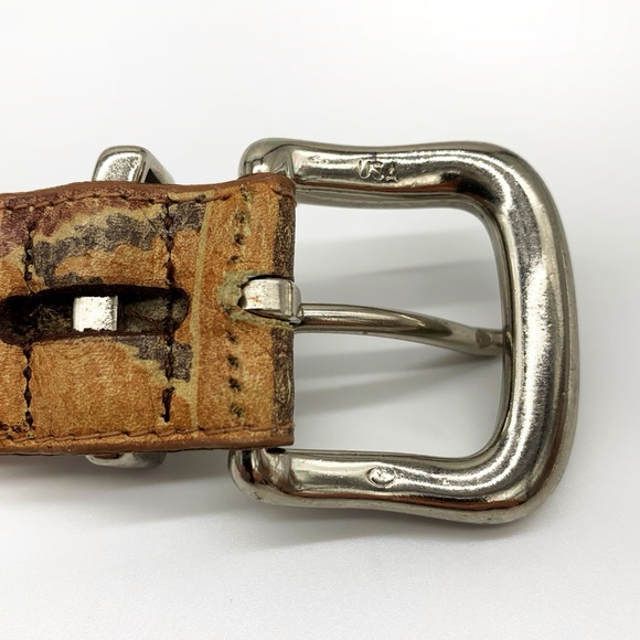 Genuine Leather Multi Colored Belt - Picture 5 of 8